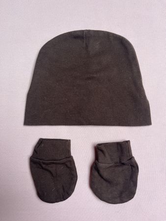 Baby Set Muetzli & 🧤 , Dunkelbraun🤎, Top Zustand