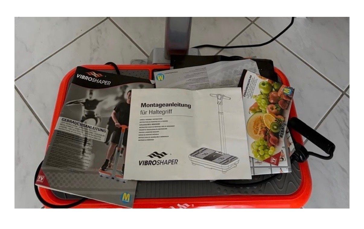 Vibroshaper Hometrainer: Vibroshaper Vibrationsplatte mit Haltegriff – Usato da Aarau venduto da don_9hqj 1