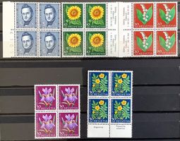 1961 Pro Juventute Viererblöcke  Postfrisch