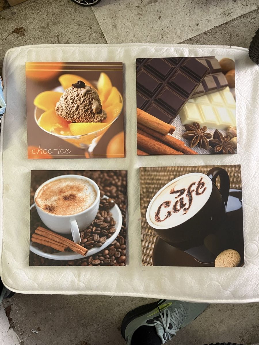 Tutte le decorazioni:  4 petits tableaux décoratifs  Cuisine  – Usato da Apples venduto da chr_df5d
