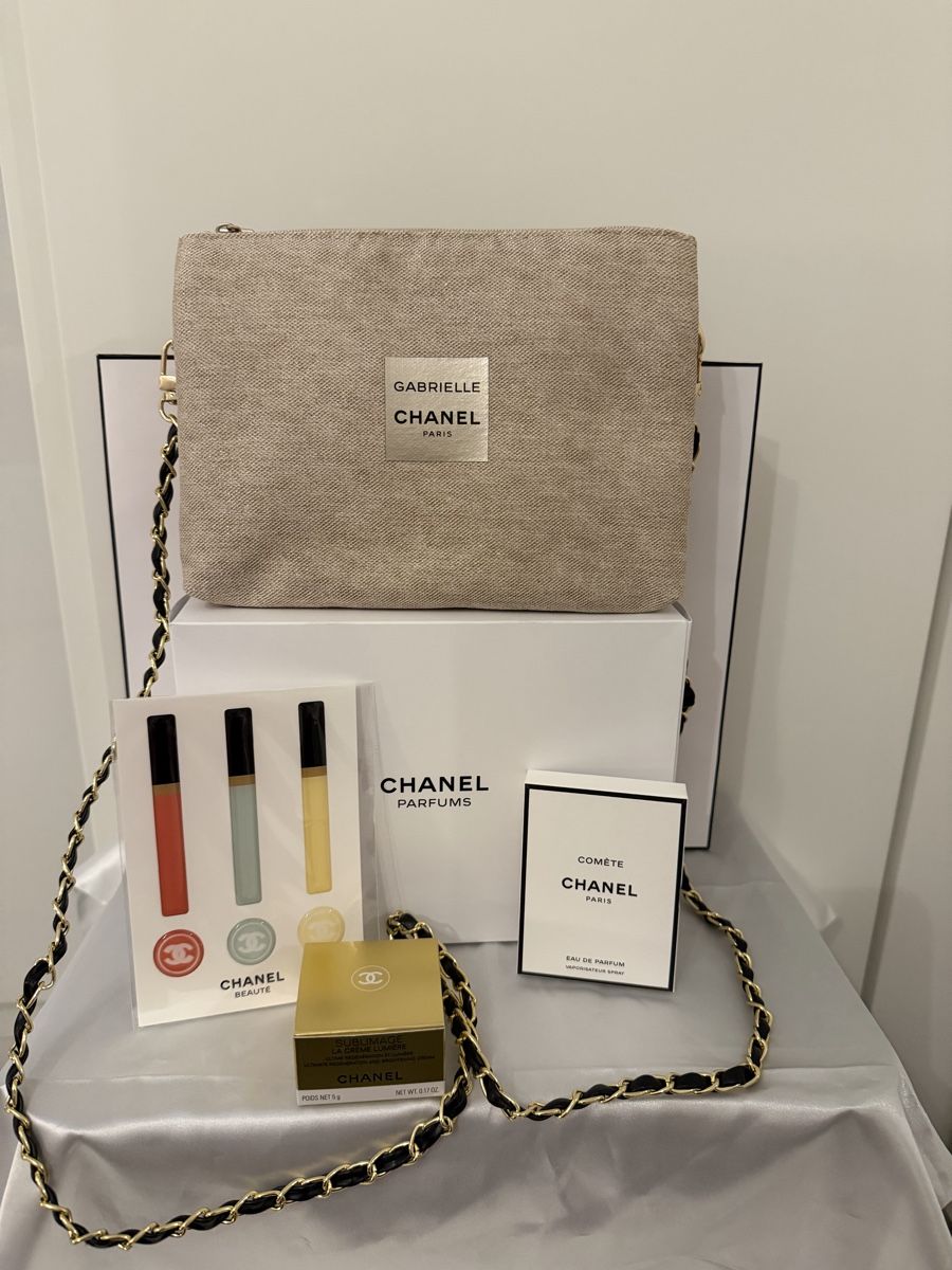 Chanel Borse da donna: Chanel Beauté Necessaire Tasche Set – Nuovo (secondo la descrizione) da Bern venduto da Blueangel6 1