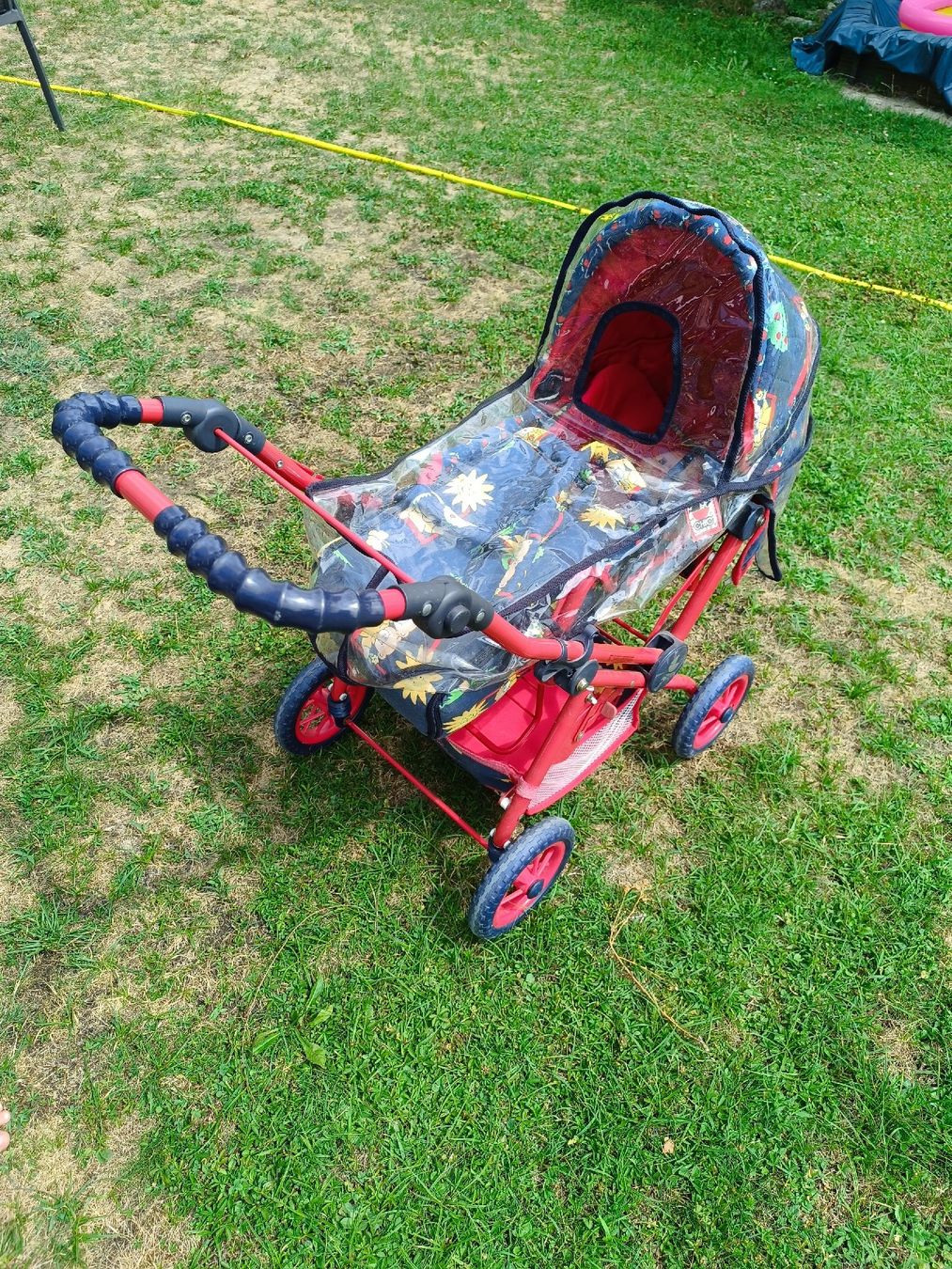 Carrozzine per bambole: Puppen Kinderwagen "Chic 4 Baby" rot mit Verdeck – Usato da Berikon venduto da mezzze 1