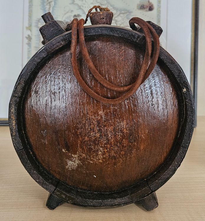 Botte In Legno Di Quercia MINRS Da 3 Litri Con Tappo E Rubinetto – Ideale Per Whisky, Vino E Liquori, Decorazione Vintage Per Bar E Cantine