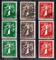 1939: Expo nationale, la série des timbres à rouleau