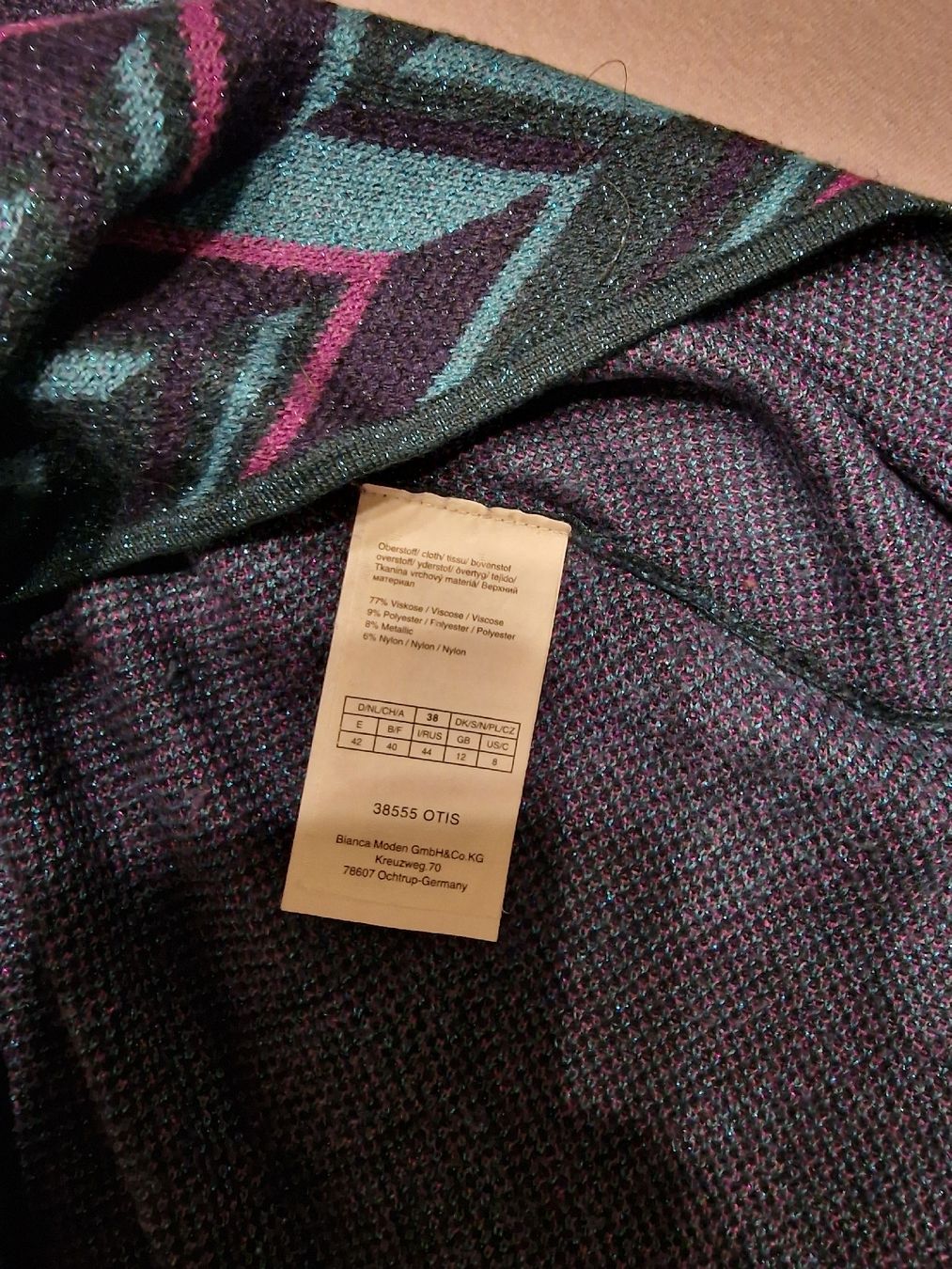 Maglioni & Felpe: Pull Bianca Otis taille 42, motif zigzag brillant ✨ – Nuovo (secondo la descrizione) da Genève venduto da put_29m9 4
