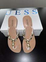 Flip Flop Guess weiss/gold, Gr. 39