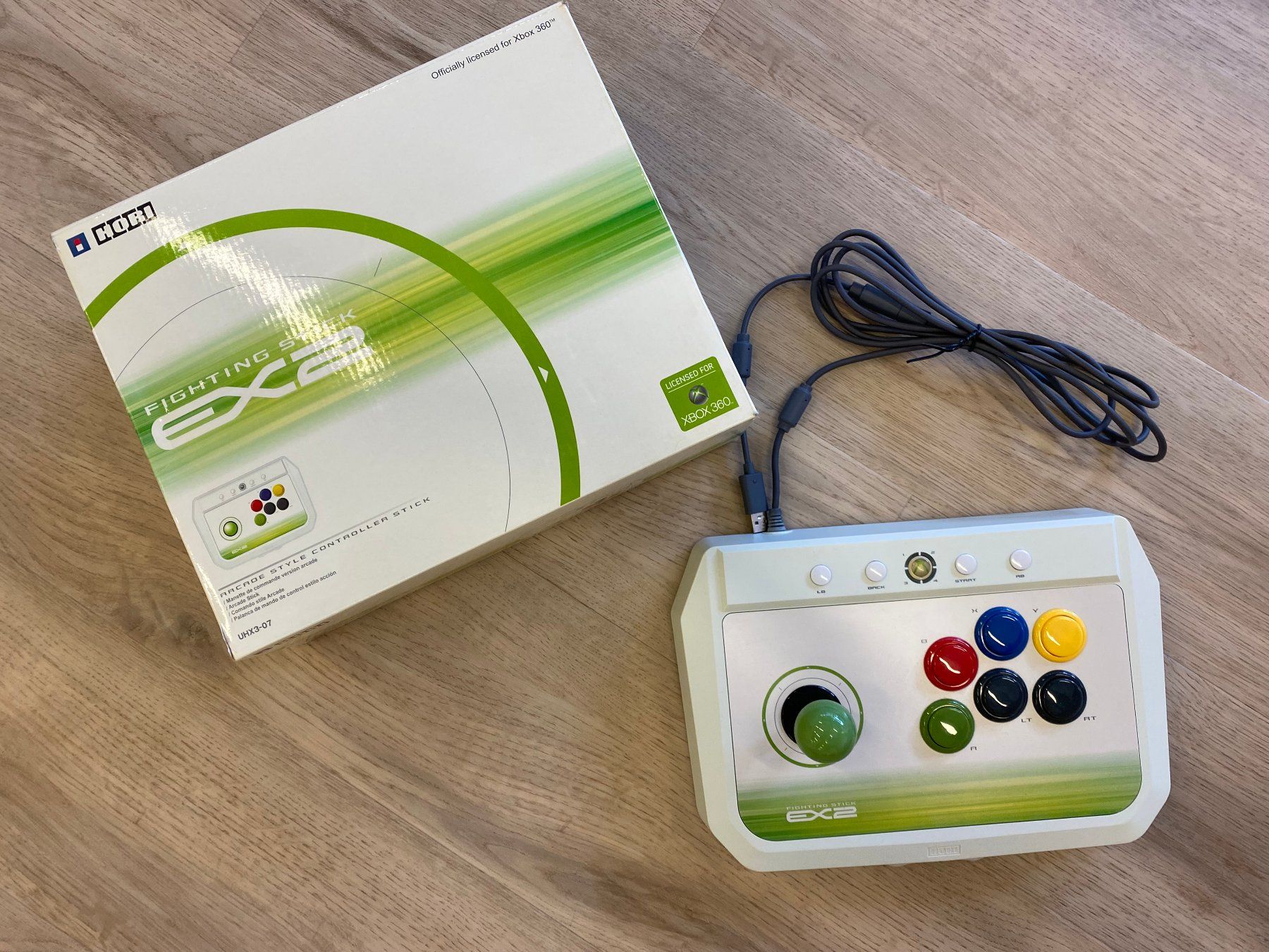 Microsoft Controller: HORI EX2 Arcade Fighting Stick für Xbox 360 Controller – Gebraucht aus Wetzikon ZH von BackToRetro