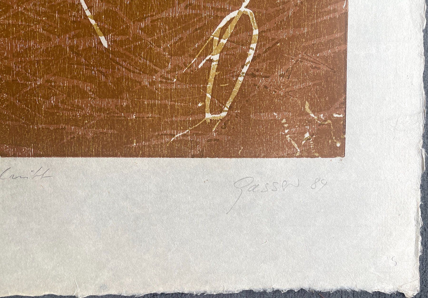 Xilografie: Bruno Gasser 1947-2010 – Usato da Basel venduto da poolko 1