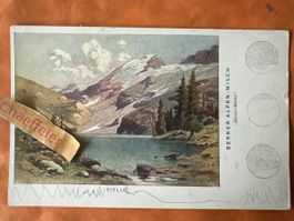 Alte Ansichtskarte Titlis, Berner Alpen-Milch, Rarität 