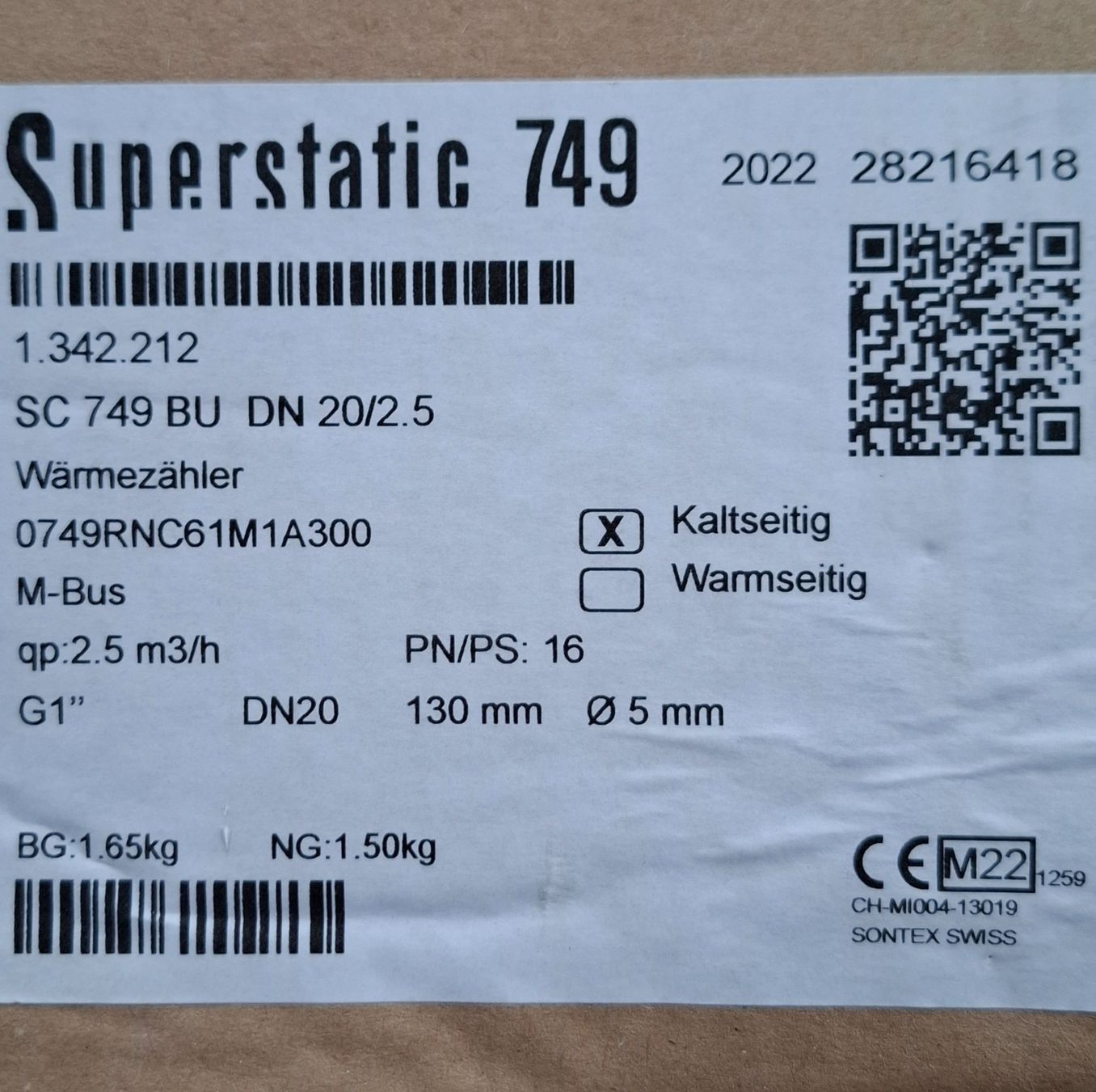 Misurare: Wärmezähler - Neovac Superstatic 749 – Nuovo e nell'imballaggio originale da Reinach BL venduto da HT20 5