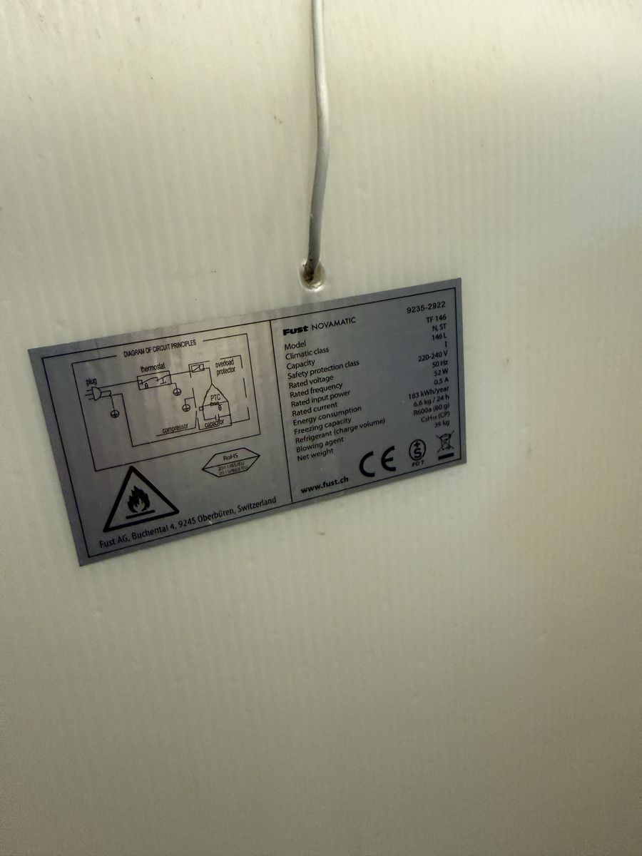 Novamatic Gefrierschrank: Novamatic tg146 – Gebraucht aus Zürich von rob_l9n6 3