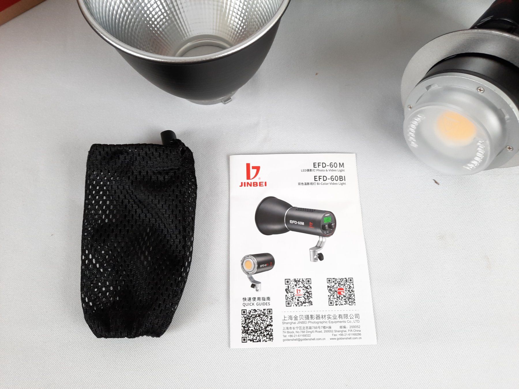 Jinbei Lampen: JINBEI EFD- 60M LED – Neu (gemäss Beschreibung) aus Beinwil am See von Restwert_Beinwil 1
