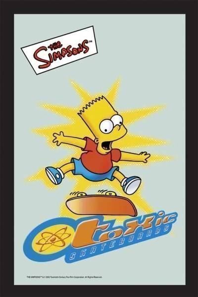 Spiegel: The Simpsons Bart Toxic Skateboard – Neu (gemäss Beschreibung) aus Ennetbürgen von open24shop