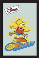 The Simpsons Bart Toxic Skateboard