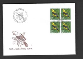 Pro Juventute Viererblock 1969