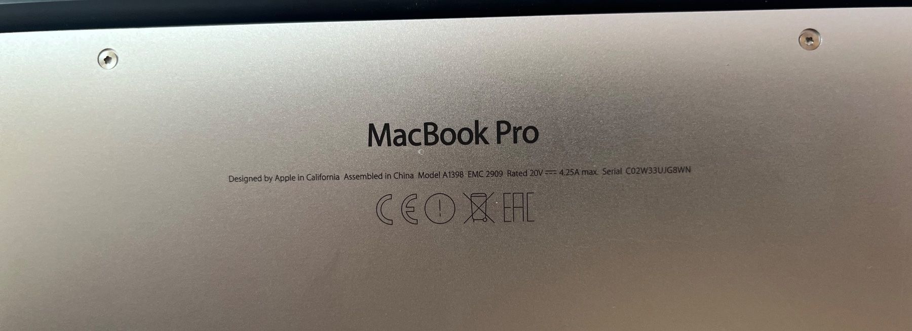 Apple Notebook: Mac Book Pro 2015 – Usato da Jona venduto da rniedermann 3