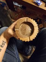 Holz-Aschenbecher Elefanten-Design (Q)