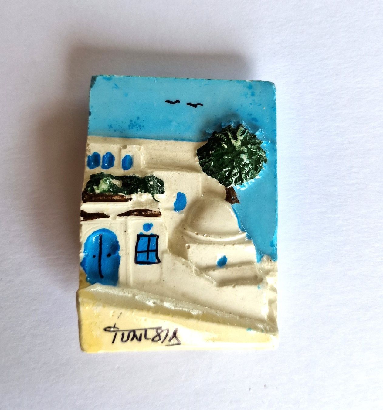 Calamite: Magnet. Tunisia. 3D. Hand bemalt – Nuovo e nell'imballaggio originale da Widnau venduto da Marakumba