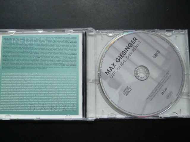 CD: Max Giesinger - Der Junge, der rennt – Usato da Au ZH venduto da sikoku 1