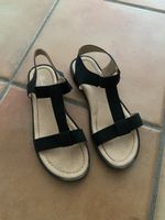 Sandalen, schwarz, Gr. 36