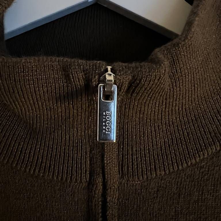 Maglioni & Felpe: Brauner Quarter Zip von Boggi Milano – Usato da Neerach venduto da twerner1 1