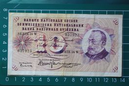 gottfried keller banknote 10 franken 1959