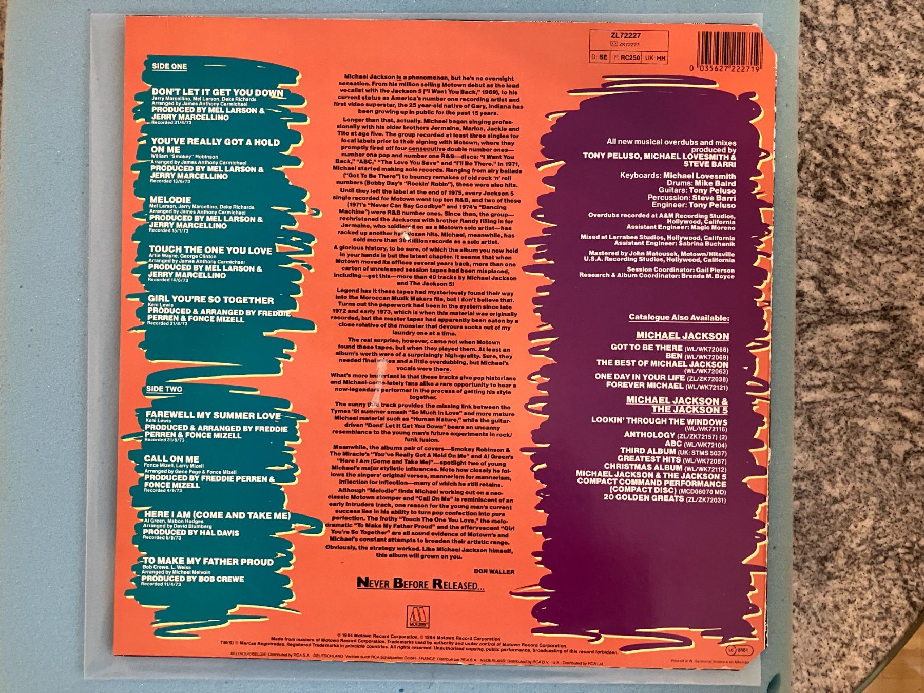 Dischi in vinile: Michael Jackson – Usato da Aarwangen venduto da Jukebox3 2