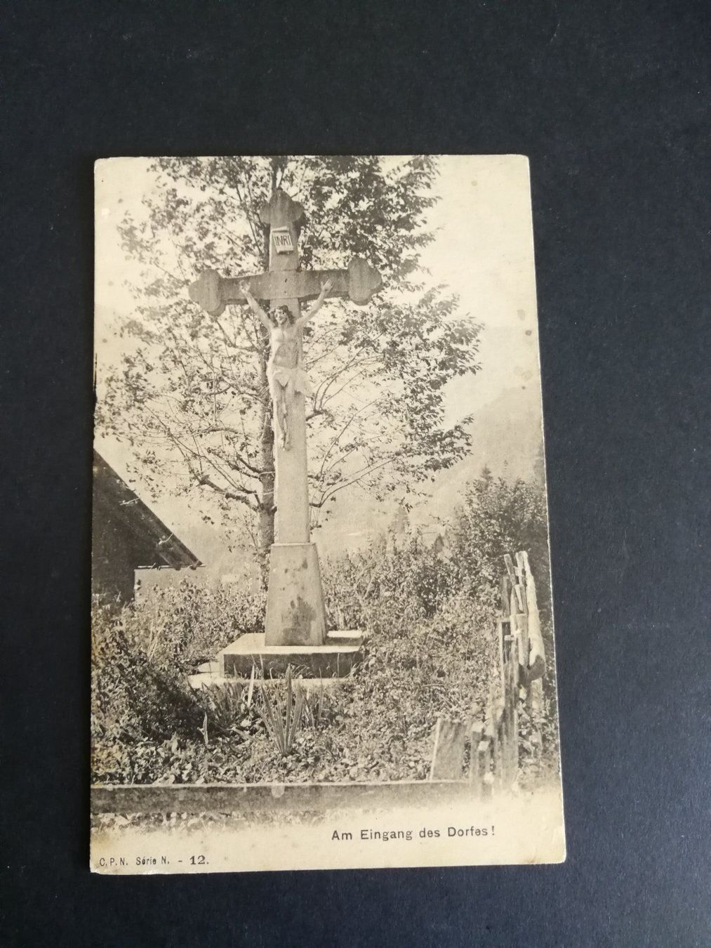 Cartoline postali: Am Eingang des Dorfes – Usato da Malans GR venduto da soboru