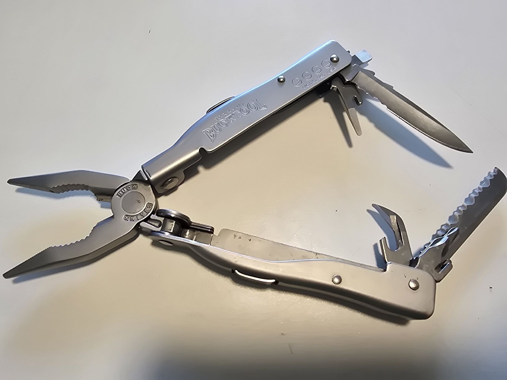 Tutti gli attrezzi: BuckTool Model 360USA Multitool Silber guter Zustand – Usato da winterthur venduto da Sammlerecke 2