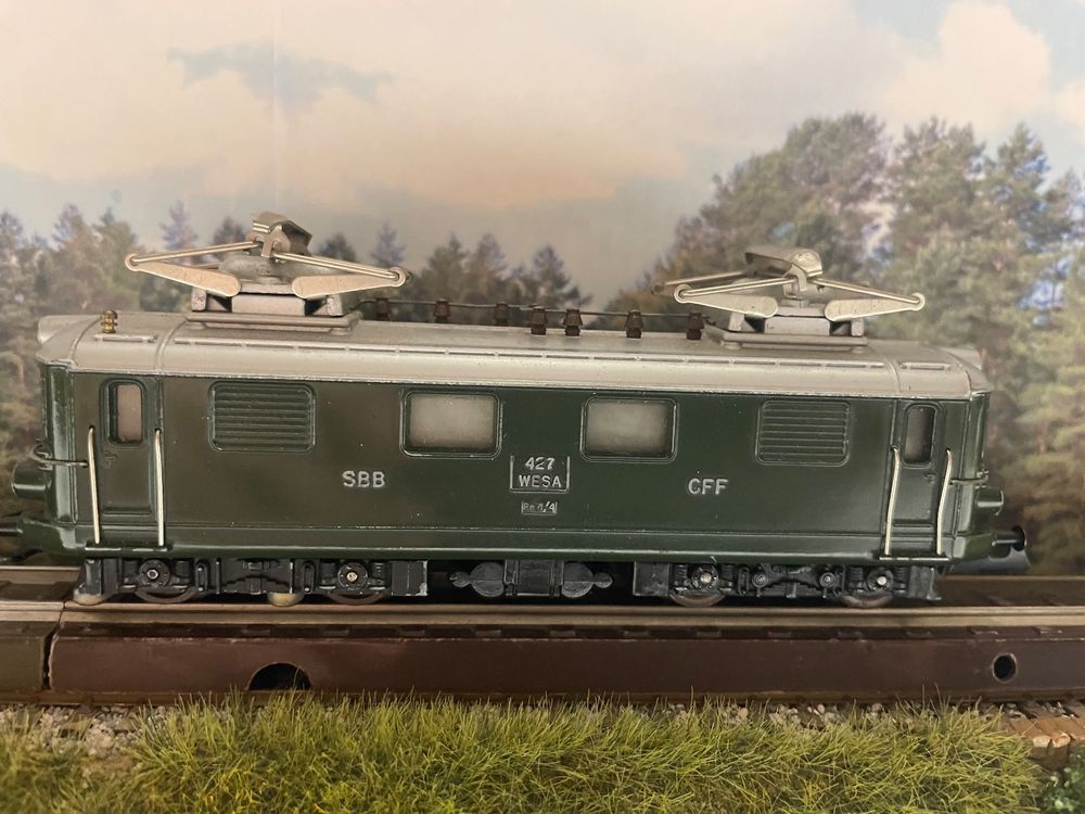 Locomotive Miniature WESA BB Re 4/4 CCF - Échelle TT - Occasion