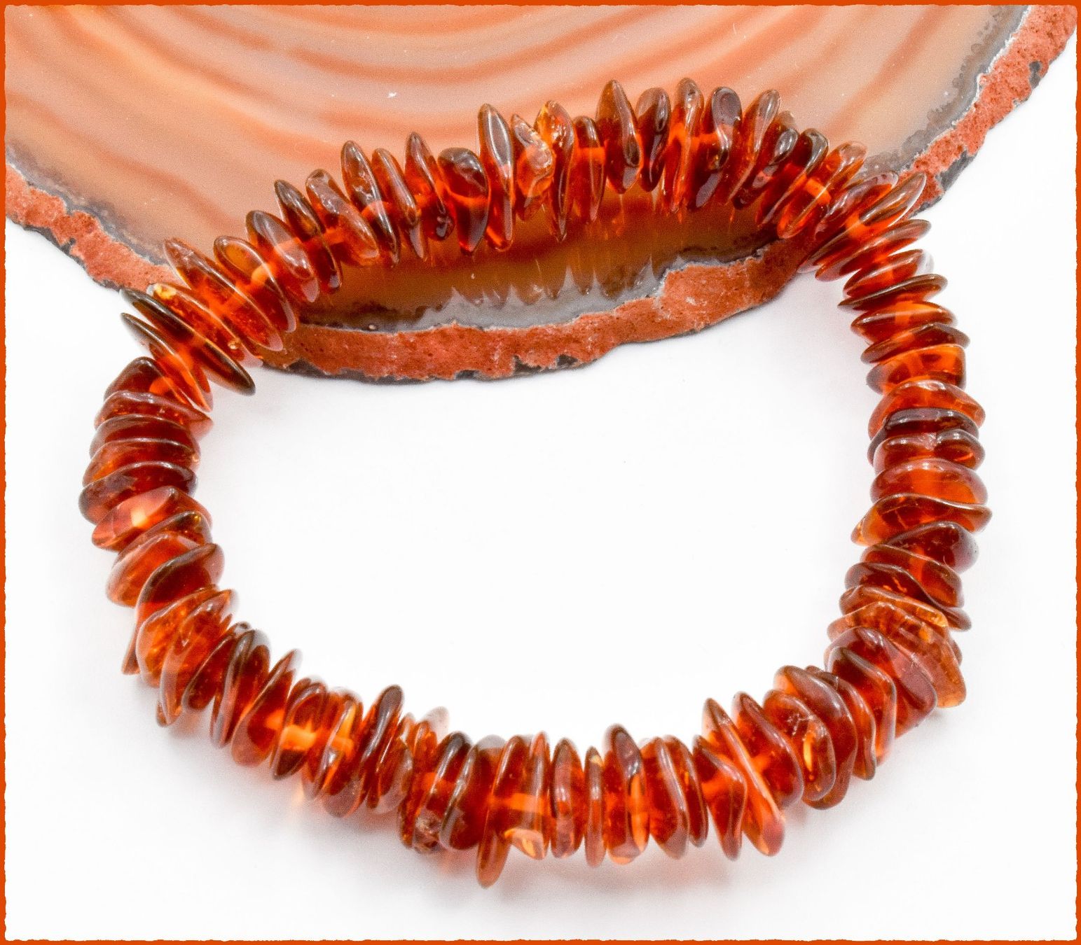 Bracciali & Braccialetti: ♛ BALTISCHES BERNSTEIN ARMBAND – Nuovo e nell'imballaggio originale da Oberglatt ZH venduto da Hot-Spot 2