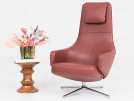 Vitra Repos Sessel - Antonio Citterio Leder Premium F Brandy