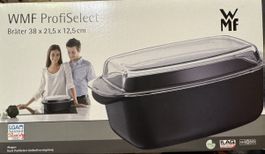 WMF Profi Select Bräter mit Glasdeckel, 38 x 21,5 x 12,5 cm