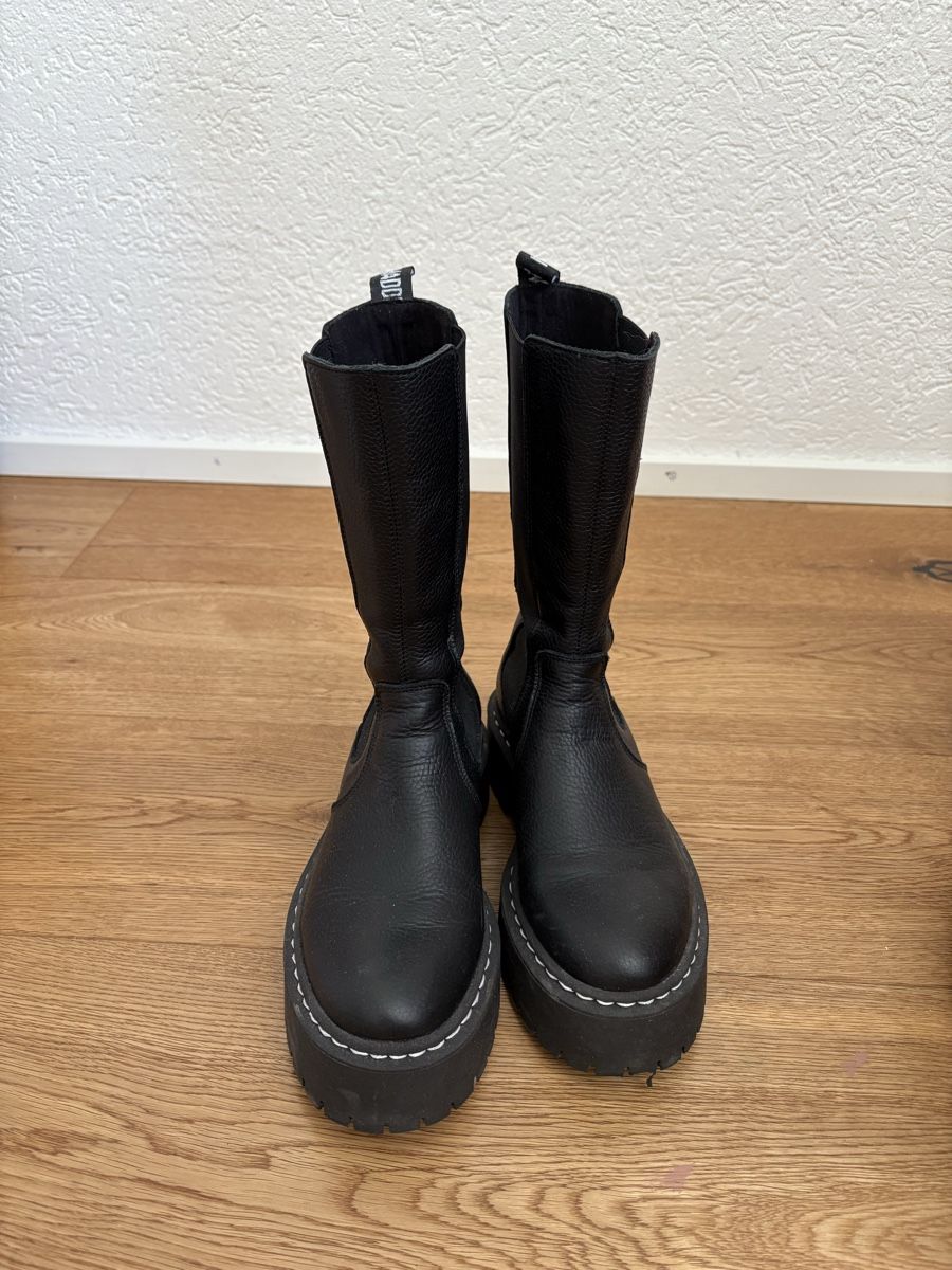 Steve Madden Damenschuhe: Steve Madden Vivienne Leder Boots Gr. 37 – Neu (gemäss Beschreibung) aus Baar von fra_frr7 1