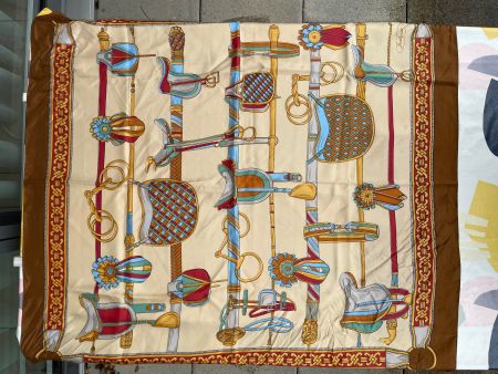 Jodhpur Paris Seidentuch, Vintage Stil, Top Zustand!