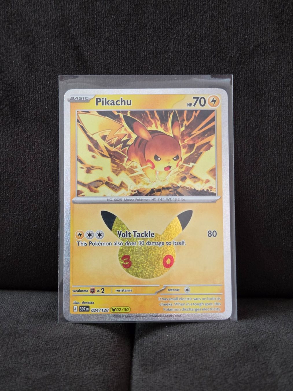 Pokémon Carte collezionabili: Pikachu 024/128 30th Celebration EN – Usato da Ballwil venduto da Saschaz18