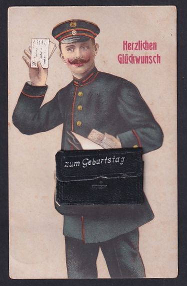 Cartes postales: Briefträger mit Geburtstagsgruss in sei – D'occasion à Berlin par bartko-reher