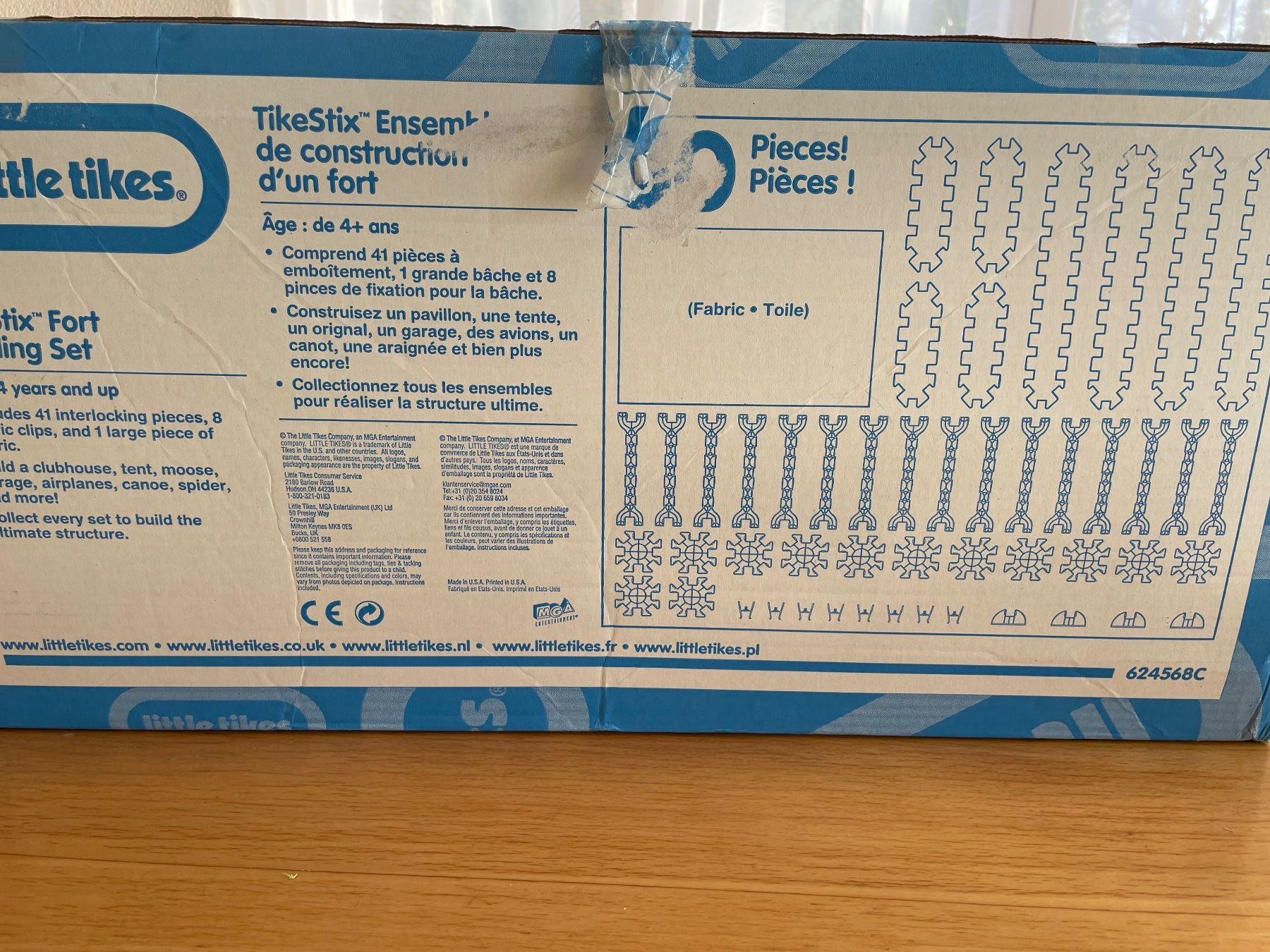 Kit di costruzioni: Little Tikes TikeStix Fort Building Set – Usato da Seengen venduto da swossi 2