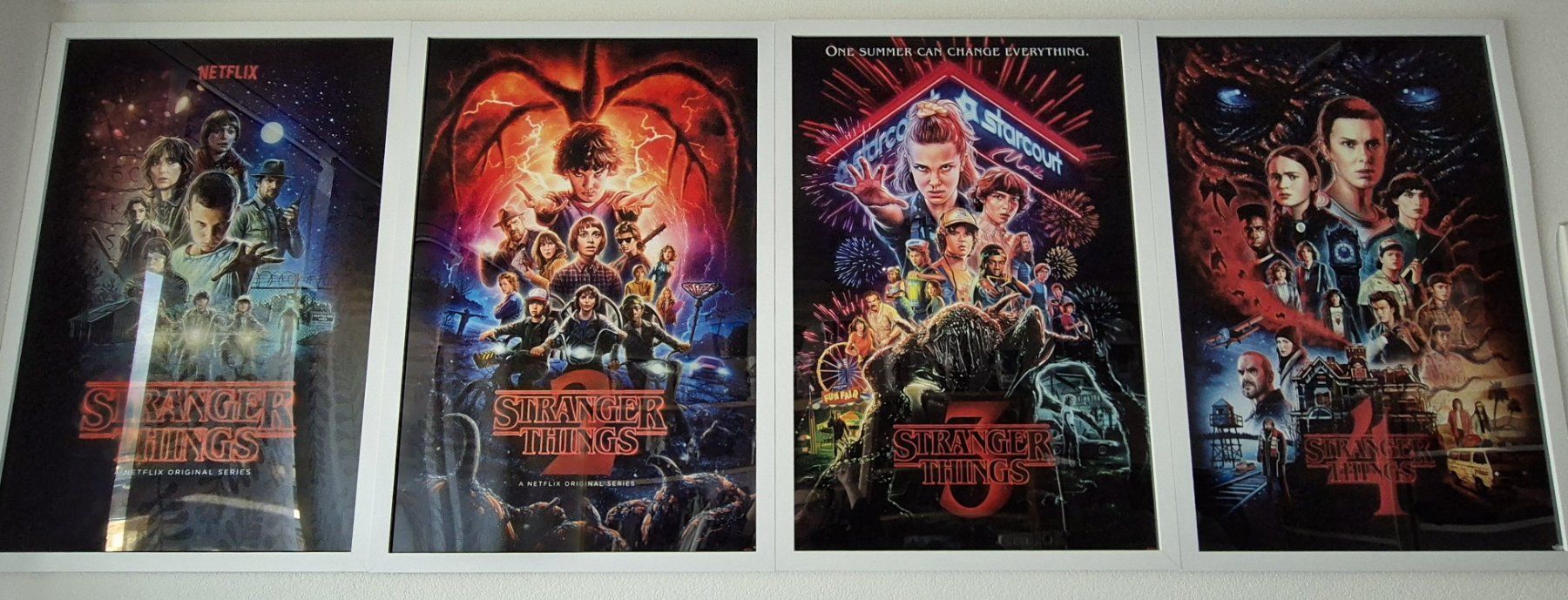Foto & Immagini: Set complet 4 posters Stranger Things encadrés - Collector! – Usato da Riddes venduto da Grumpyrelie