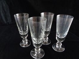 4 verres anciens pour absinthe en bon état.