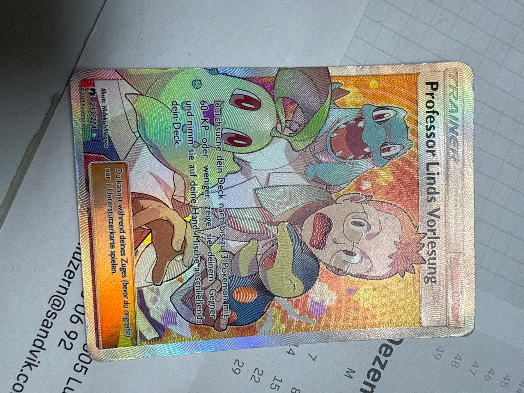 Pokémon Cartes à collectionner: Professor Linds Vorlesungen – D'occasion à Appenzell Meister. par ROMDIE10 4
