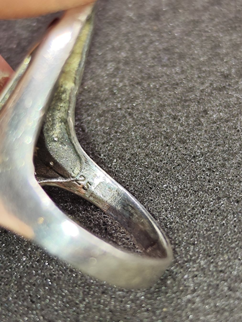 Anelli: Vintage 925er Silber Ring 80er Top – Usato da Steffisburg venduto da mat_8s7d 5