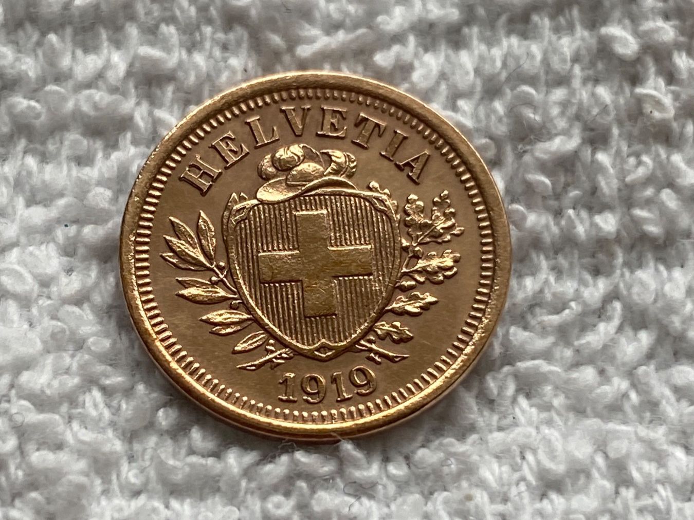 Tutti le monete: 1 centime/rappen 1919 – Usato da Nyon venduto da Ilmi09