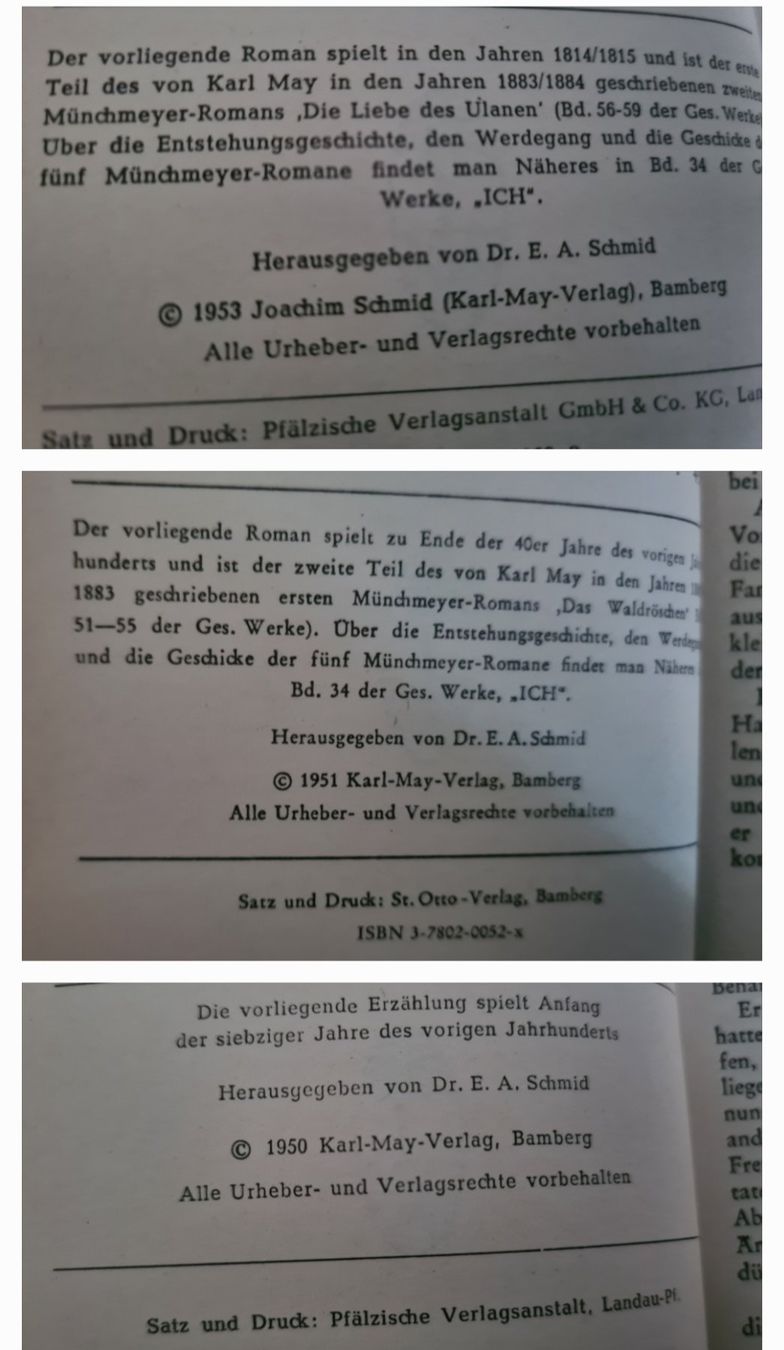 Libri: 7 antike Karl May Bücher 1950-1960 – Usato da Winterthur venduto da bibummi 3