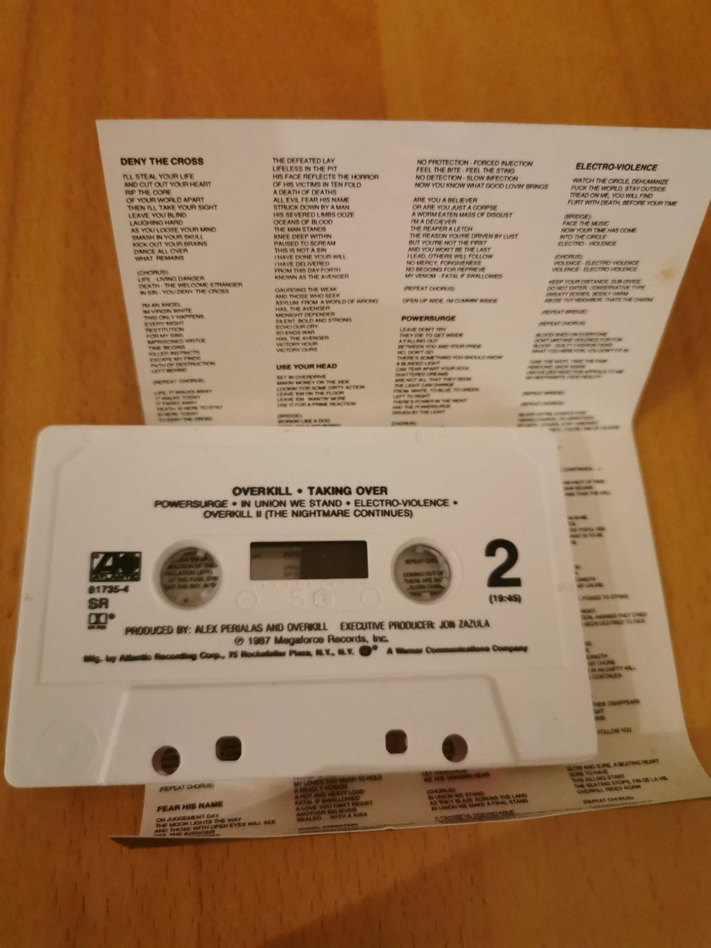 Musicassette: Overkill - Taking Over - Kassette – Usato da St.Gallen venduto da Tamal0204 2