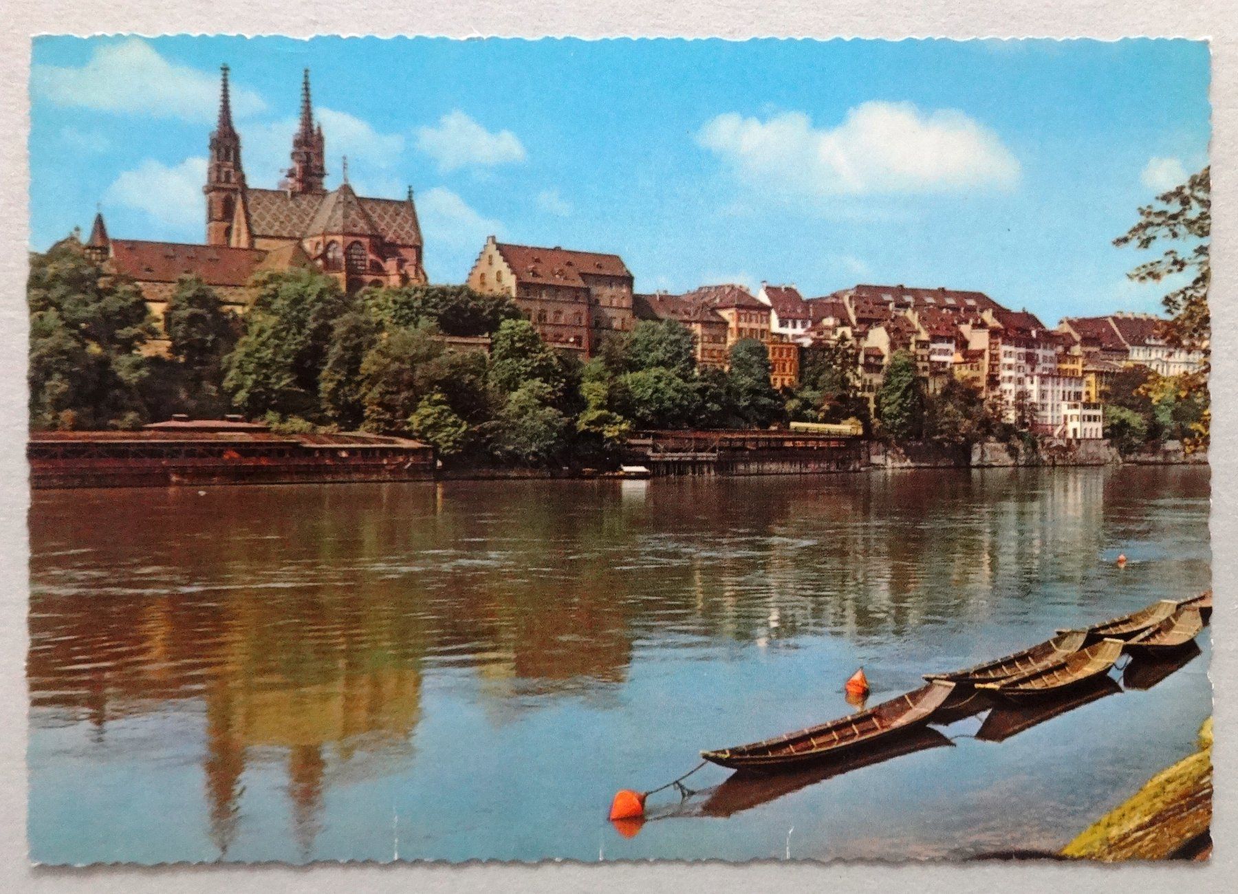 Cartes postales: Basel - Rheinpartie mit Münster – D'occasion à Fétigny par Billy2miny