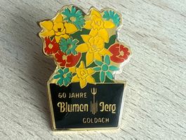 Pin Blumen Berg Goldach  60 Jahre