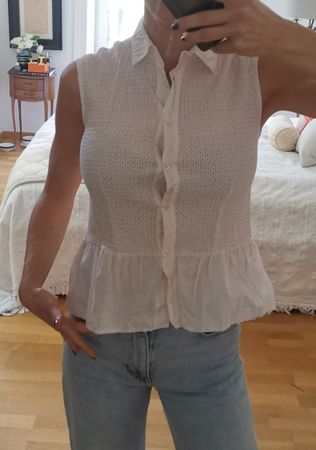 Philo, Made in Italy, süsse ärmellose Sommerbluse