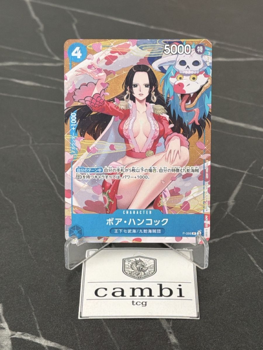 Bandai Carte collezionabili: One Piece P-066 Boa Hancock, Japanisch – Nuovo (secondo la descrizione) da St. Gallen venduto da cambitcg