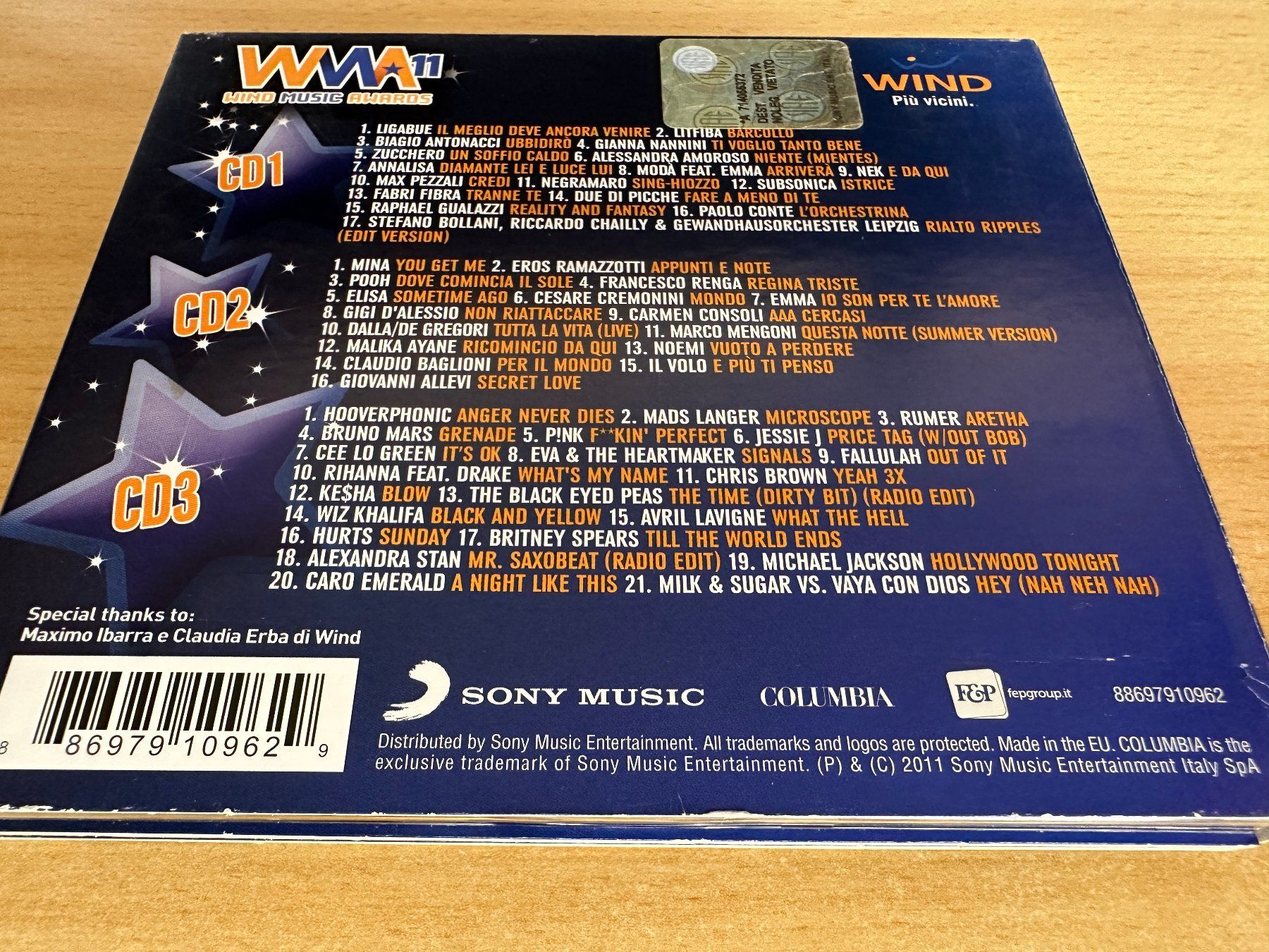 CD: Various – Wind Music Awards 2011 - 3 CD – Usato da Rikon im Tösstal venduto da Alpenmutz 1
